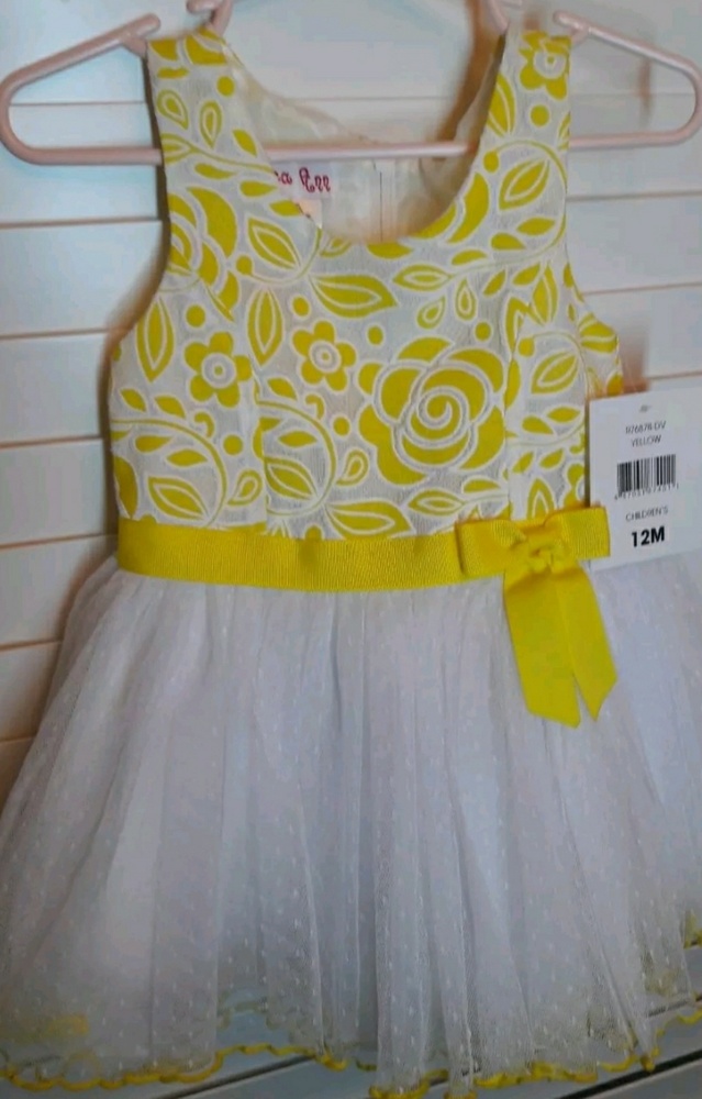 NWT SZ 12MO JESSICA ANN BABY GIRL DRESS